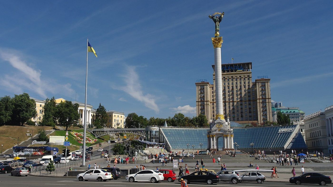 Монумент Незалежності на Майдані Незалежності в Києві